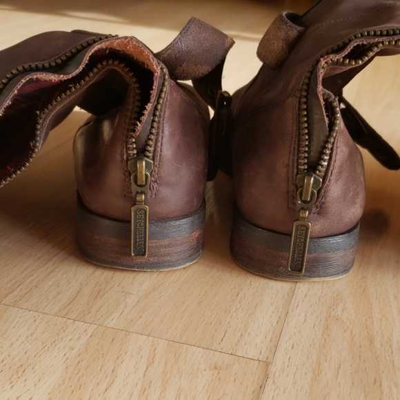 Seychelles Brown Genuine Leather tall boots - Picture 6 of 9